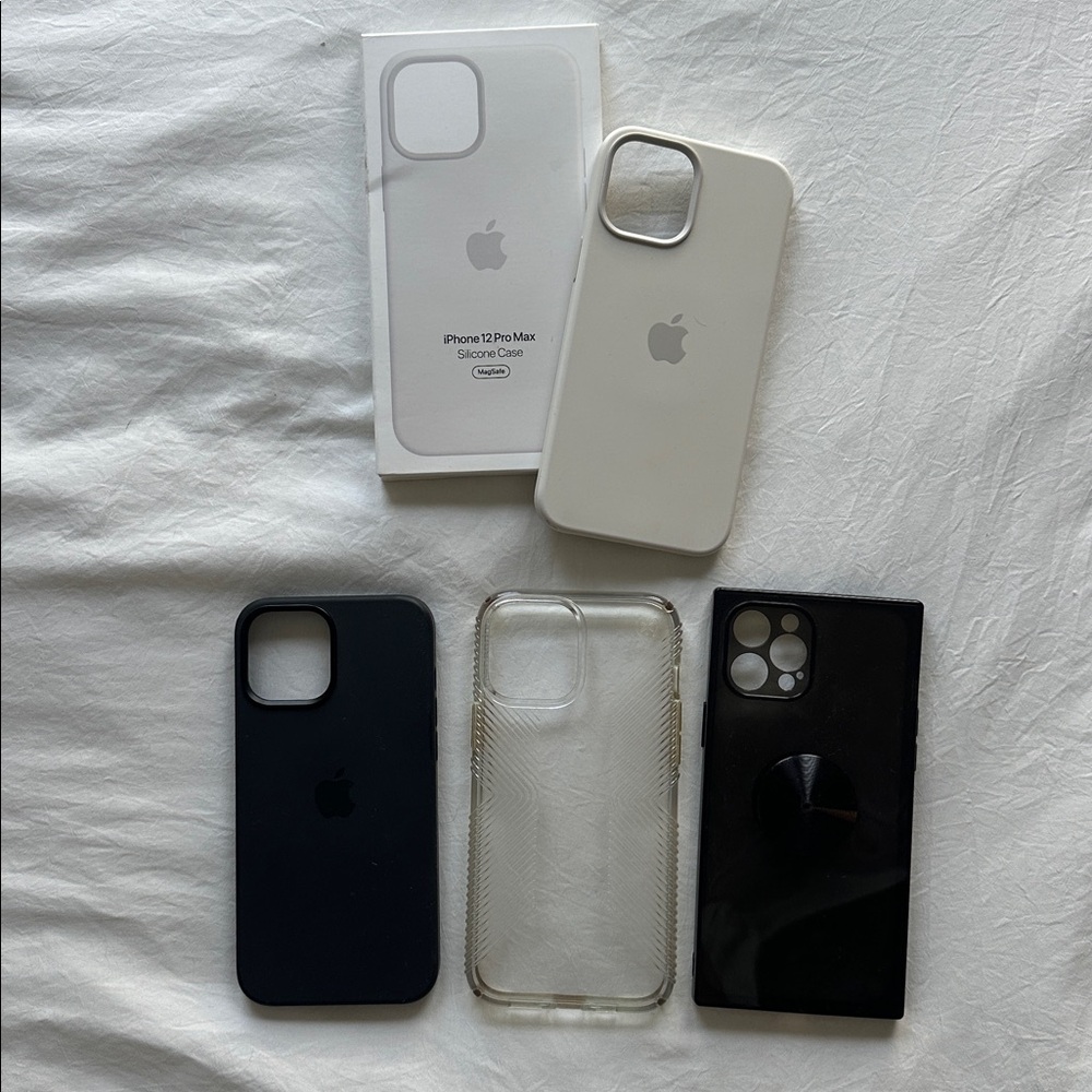 Assorted IPhone 12 Pro Max cases